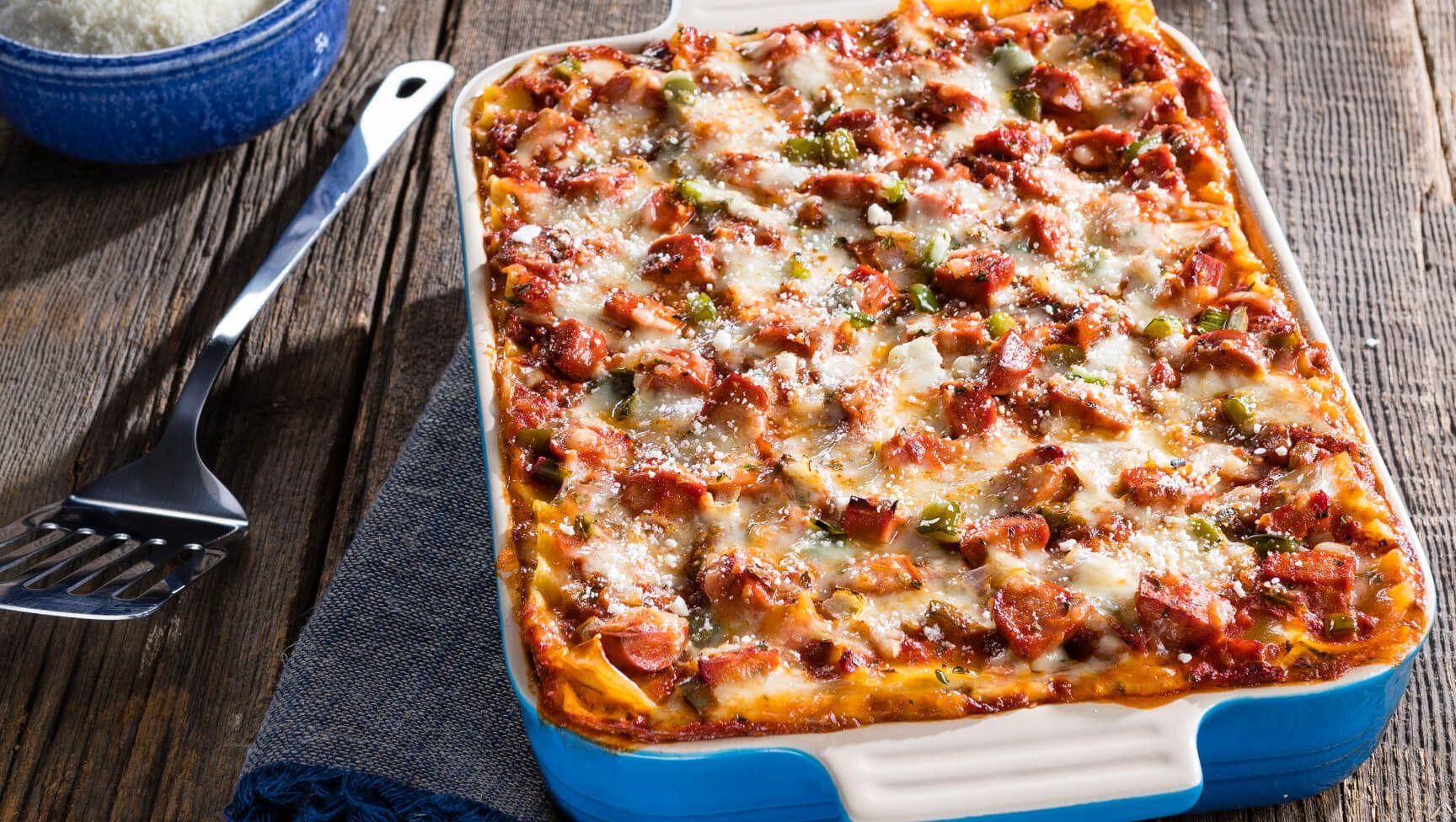 Turkey Frank Lasagna